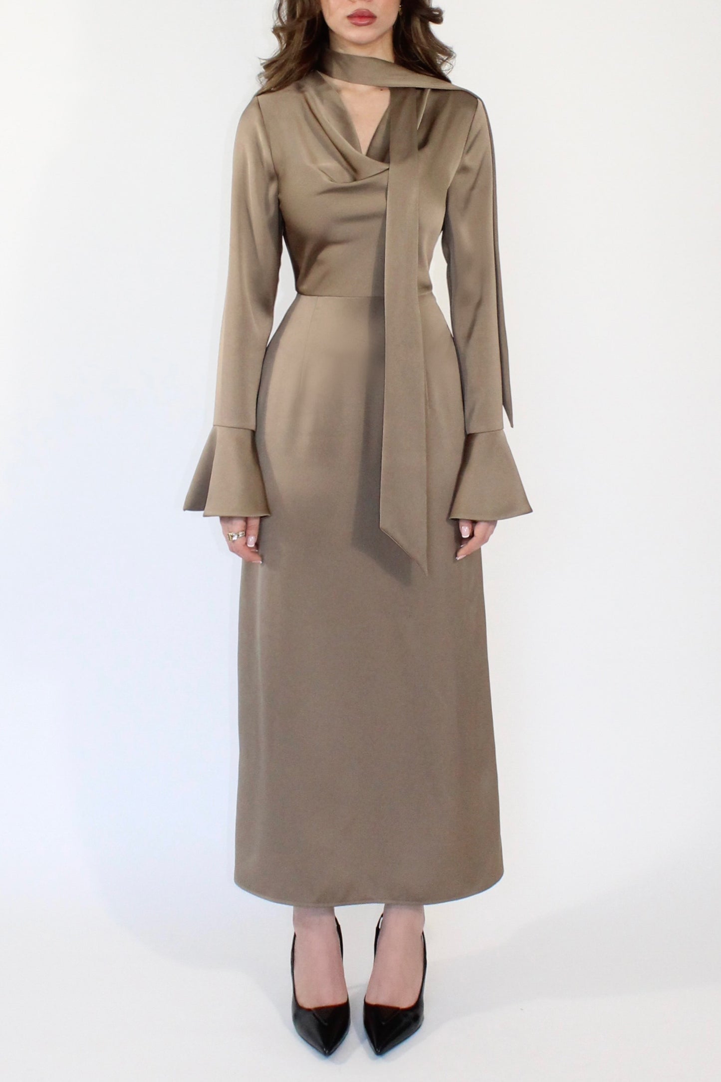 Lana Dress in Gold