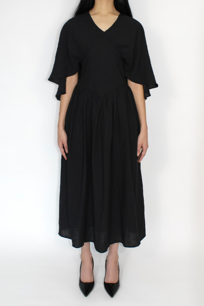 Lulu Kaftan Dress Black