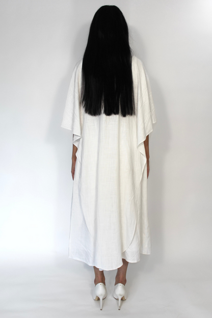 Lulu Kaftan Dress White