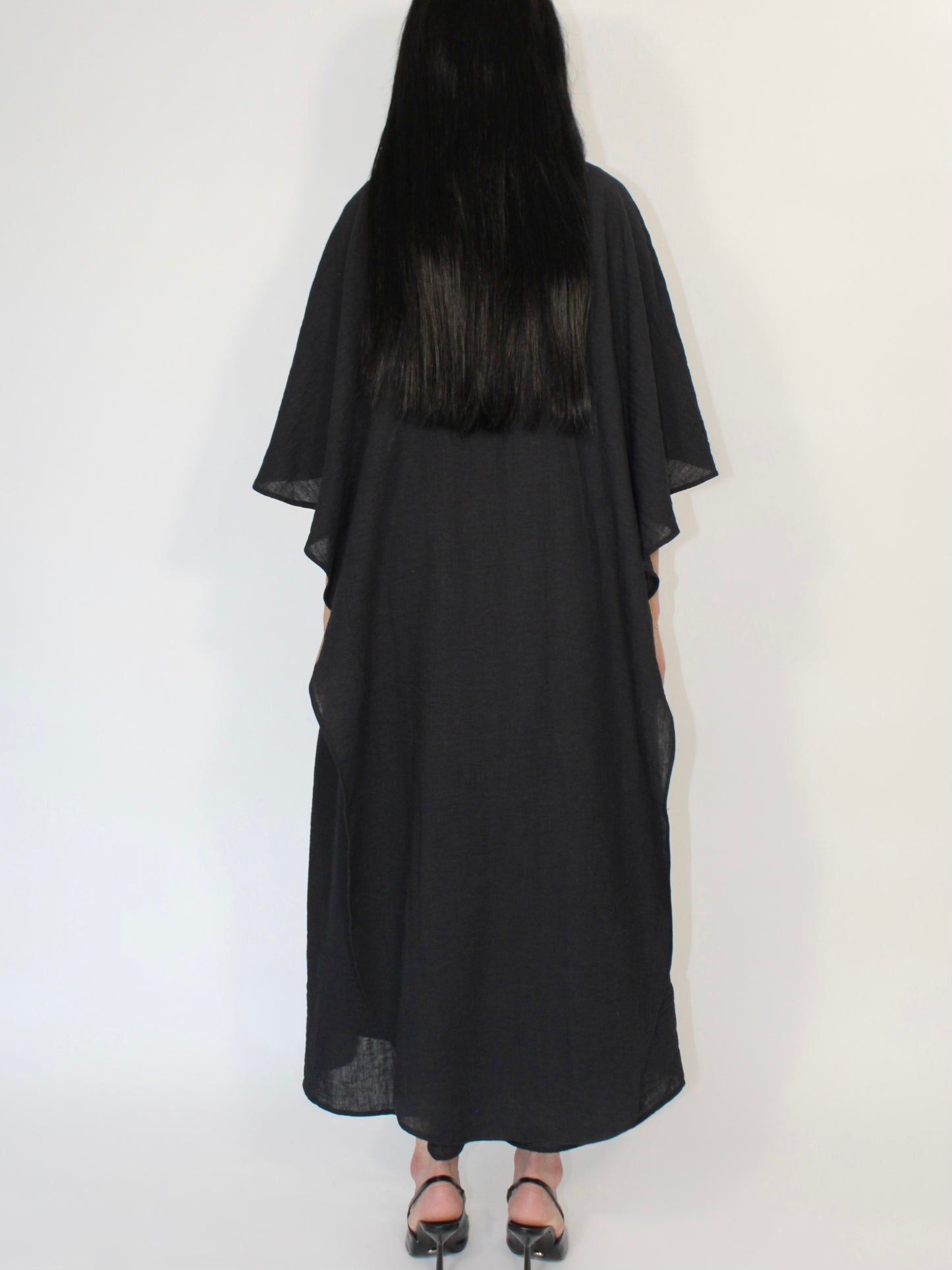 Lulu Kaftan Dress Black